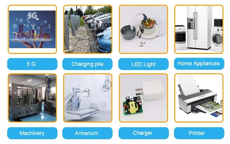 Ep07 SMD Transformer High Frequency Power Electric Main Supply, Electrical Switching Flyback Mode Current Transformer