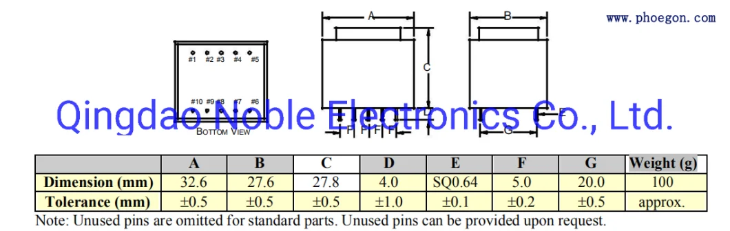 Epoxy Resin Encapsulated Isolating TTR Transformer