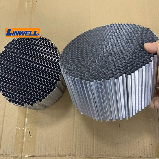 Núcleo de nido de abeja de aluminio de decoración para materiales de construcción de paneles compuestos